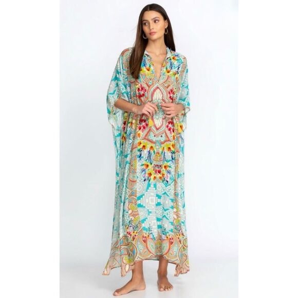 Johnny Was Danbridge Long Kaftan - Picture 1 of 11
